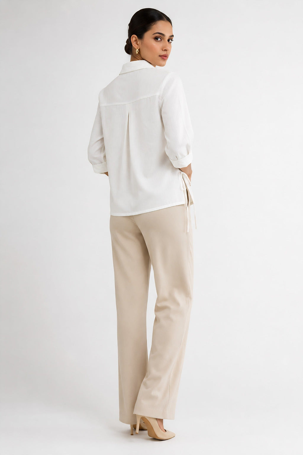 White Wrap Shirt