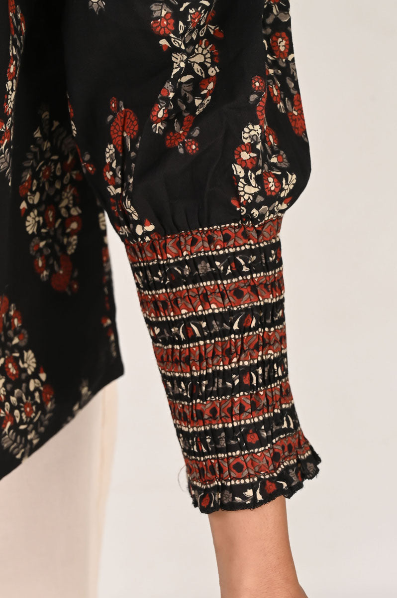 Black Printed Shirt