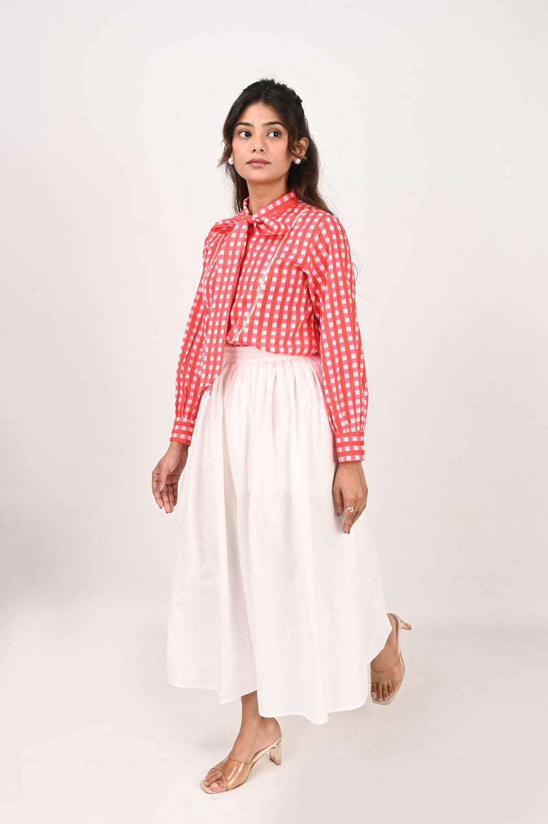 Cherry Muse Bow Tie Shirt